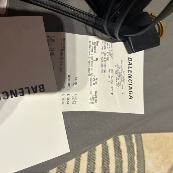 BALENCIAGA Rodeo Mini leather tote bag - Picture 7 of 12